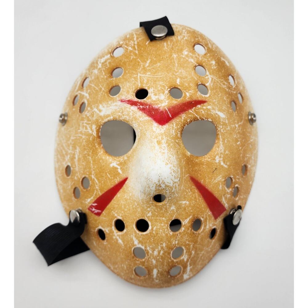 NECA Friday the 13th pt 3 Jason Voorhees Prop Replica Mask Rusted Look Halloween